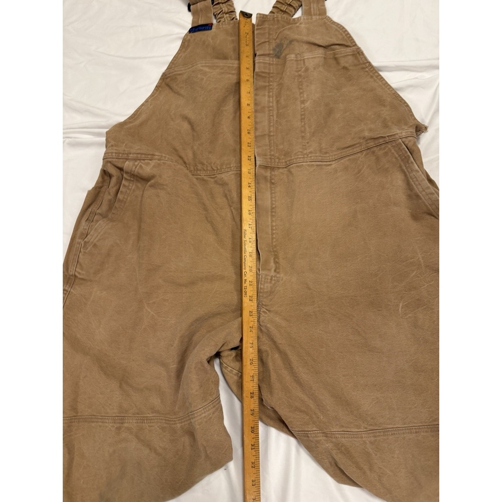 Workright Benchmark Bib Overall Pants Work Canvas XXL Made In USA 150BAN12br - Picture 6 of 16